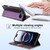 iPhone Air N.BEKUS P3 RFID Stitching Magnetic Flip Leather Phone Case - Purple iPhone Air N.BEKUS P3 RFID Stitching Magnetic Flip Leather Phone Case - Purple