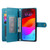 iPhone Air Nine Card-slot Zipper Wallet Bag Leather Phone Case - Blue iPhone Air Nine Card-slot Zipper Wallet Bag Leather Phone Case - Blue