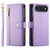 iPhone Air Nine Card-slot Zipper Wallet Bag Leather Phone Case - Purple iPhone Air Nine Card-slot Zipper Wallet Bag Leather Phone Case - Purple