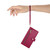 iPhone Air Nine Card-slot Zipper Wallet Bag Leather Phone Case - Red