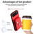 iPhone Air Organ Card Bag Ring Holder Phone Case - Red iPhone Air Organ Card Bag Ring Holder Phone Case - Red