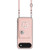 iPhone Air Organ Card Bag Ring Holder Phone Case with Long Lanyard - Pink