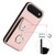 iPhone Air Organ Card Bag Ring Holder Phone Case with Long Lanyard - Pink