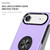 iPhone Air PC + TPU Magnetic Phone Case with Invisible Ring Holder - Purple iPhone Air PC + TPU Magnetic Phone Case with Invisible Ring Holder - Purple
