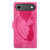iPhone Air Pen Heart Cat Embossed Leather Phone Case - Pink iPhone Air Pen Heart Cat Embossed Leather Phone Case - Pink