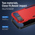 iPhone Air Pioneer Armor Heavy Duty PC + TPU Phone Case - Red+Black iPhone Air Pioneer Armor Heavy Duty PC + TPU Phone Case - Red+Black
