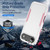 iPhone Air Pioneer Armor Heavy Duty PC + TPU Phone Case - White+Pink
