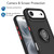 iPhone Air Q Shadow 1 Series TPU + PC Phone Case with Ring - Black+Red