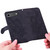 iPhone Air Retro Skin Feel Butterflies Embossing Horizontal Flip Leather Phone Case - Black