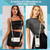 iPhone Air Rhombic Texture Card Bag Phone Case with Long Lanyard - White