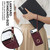 iPhone Air Rhombic Texture Card Bag Phone Case with Long Lanyard - Wine Red