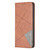 iPhone Air Rhombus Texture Magnetic Leather Phone Case - Brown