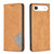 iPhone Air Rhombus Texture Magnetic Leather Phone Case - Yellow