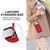 iPhone Air Ring Holder RFID Card Slot Phone Case - Red iPhone Air Ring Holder RFID Card Slot Phone Case - Red