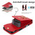 iPhone Air Ring Holder RFID Card Slot Phone Case - Red iPhone Air Ring Holder RFID Card Slot Phone Case - Red