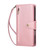 iPhone Air Rivet Buckle 9 Cards Three Fold Leather Phone Case - Rose Gold iPhone Air Rivet Buckle 9 Cards Three Fold Leather Phone Case - Rose Gold