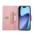 iPhone Air Rivet Buckle 9 Cards Three Fold Leather Phone Case - Rose Gold iPhone Air Rivet Buckle 9 Cards Three Fold Leather Phone Case - Rose Gold