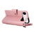 iPhone Air Rivet Buckle 9 Cards Three Fold Leather Phone Case - Rose Gold iPhone Air Rivet Buckle 9 Cards Three Fold Leather Phone Case - Rose Gold