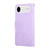 iPhone Air Rose Flower Embossed 3-Card Slots Leather Phone Case - Purple