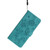 iPhone Air Rose Flower Embossing Pattern Leather Phone Case - Green