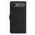 iPhone Air Seven Butterflies Embossed Leather Phone Case - Black