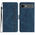 iPhone Air Seven Butterflies Embossed Leather Phone Case - Blue