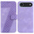 iPhone Air Seven-shaped Embossed Leather Phone Case - Purple