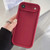 iPhone Air Shockproof Frame Frosted Precise Hole TPU Phone Case - Wine Red
