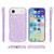 iPhone Air Shockproof Terminator Glitter Powder Phone Case - Purple