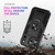 iPhone Air Shockproof TPU Hybrid PC Phone Case with Holder - Black