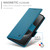 iPhone Air Side Buckle Magnetic Frosted Leather Phone Case - Blue