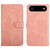 iPhone Air Skin Feel Butterfly Embossed Flip Leather Phone Case - Pink