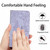 iPhone Air Skin Feel Butterfly Embossed Flip Leather Phone Case - Purple