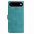 iPhone Air Skin Feel Embossed Feather Leather Phone Case - Green