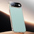 iPhone Air Skin Feel Leather Texture Cooling Phone Case - Cyan-blue
