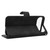 iPhone Air Skin Feel Magnetic Flip Leather Phone Case - Black