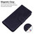 iPhone Air Skin Feel Pure Color Flip Leather Phone Case - Black