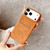 iPhone Air Skin Feel Sheepskin Card Slot Phone Case - White