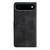 iPhone Air Skin-feel Embossed Butterfly Leather Phone Case - Black