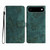 iPhone Air Skin-feel Embossed Butterfly Leather Phone Case - Green