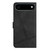 iPhone Air Skin-feel Stitching Leather Phone Case - Black