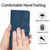 iPhone Air Skin-feel Stitching Leather Phone Case - Blue