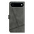 iPhone Air Skin-feel Stitching Leather Phone Case - Grey