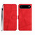 iPhone Air Skin-feel Stitching Leather Phone Case - Red