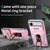 iPhone Air Sliding Camshield Holder Phone Case - Grey Green + Pink iPhone Air Sliding Camshield Holder Phone Case - Grey Green + Pink