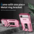 iPhone Air Sliding Camshield Holder Phone Case - Pink + Rose Red