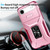 iPhone Air Sliding Camshield Holder Phone Case - Pink + Rose Red