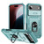 iPhone Air Sliding Camshield TPU + PC Phone Case with Holder - Green