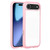 iPhone Air Solid Color Edge Transparency Acrylic TPU Phone Case - Pink