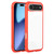 iPhone Air Solid Color Edge Transparency Acrylic TPU Phone Case - Red